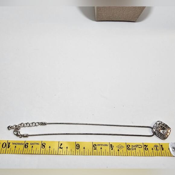 Brighton Pebbled Large Crystal Jeweled‎ Pendant Necklace - Picture 6 of 6